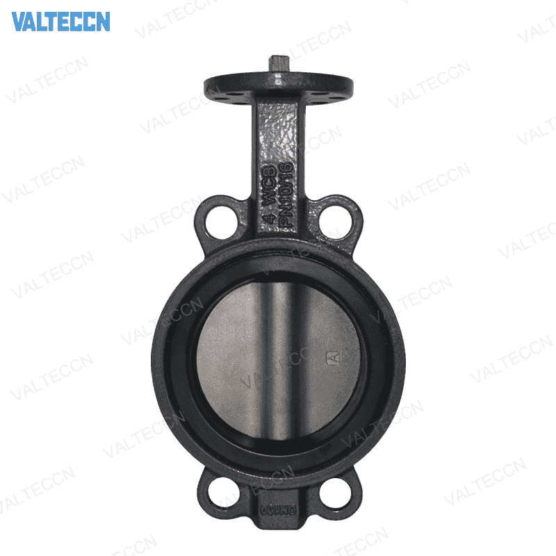 WCB Bare Shaft Wafer Butterfly Valve